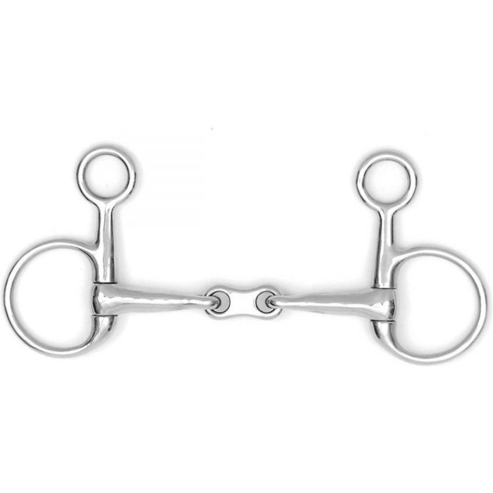 Korsteel Stainless Steel French Link Full Cheek Snaffle Bit | Farm